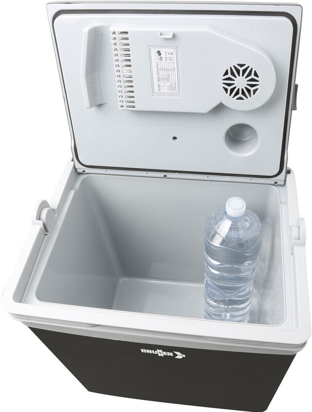 Thermo-electric cool box BRUNNER Polarys Travel 28 28 l, col. black/grey