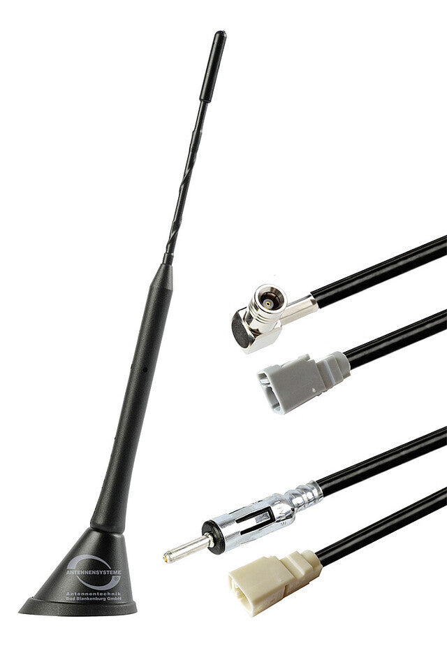 Stogo antena AM/FM ATTB DAB/ DAB+ įsk. adapterio kabelis FAKRA f B-DIN ir adapterio kabelis FAKRA f G-SMB f W