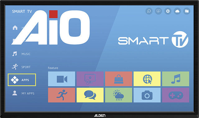 Sat. system automatic Alden AS2 60 platinum incl. A.I.O. SMART 19 inch