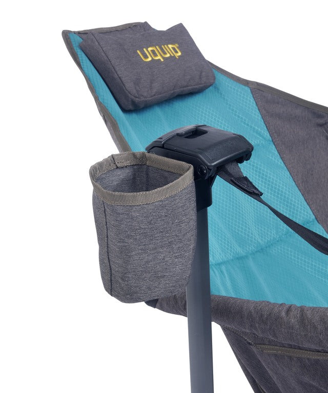 uquip folding chair ROCKY 2.0 color petrol / grey
