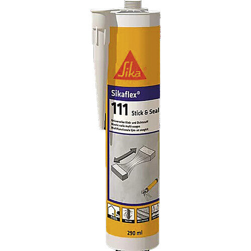 Sikaflex-111 Stick & Seal Talpa 0,3 l Spalva balta