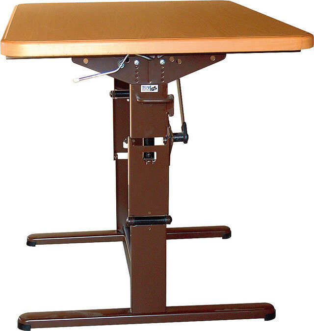 Height-adjustable table frame Length 60 cm Height 30 - 71 cm Colour brown