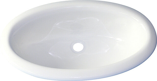 Praustuvo įdėklas ovalus 450 x 275 mm Spalva balta - blizgi