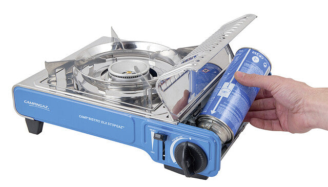Table top stove CAMPINGGAZ Bistro DLX Stopgaz 27.9 x 12.3 x 37 cm Colour blue / silver