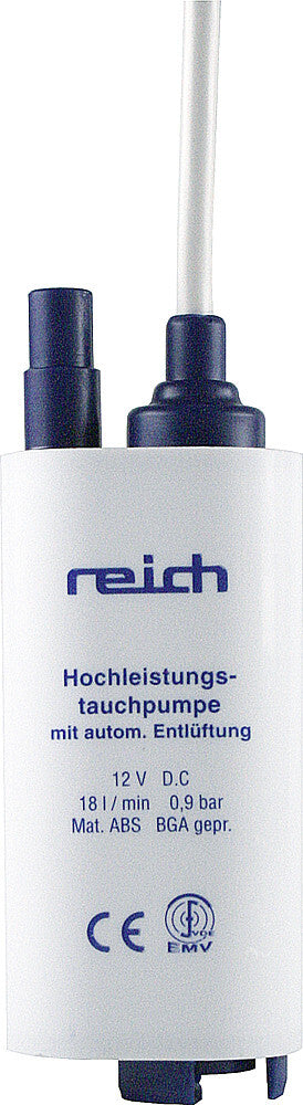Tauchpumpe Reich 18 l / min 0,9 bar 2,5 - 3,0 A Speziell fr Dethleffs