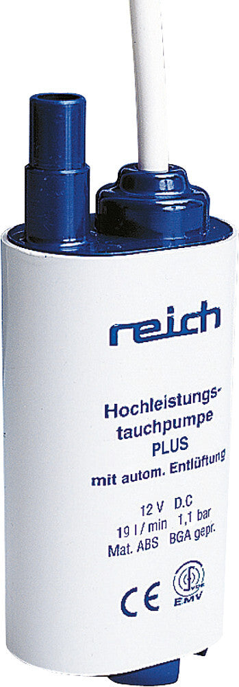 Tauchpumpe Reich 18 l / min 0,9 bar 2,5 - 3,0 A Speziell fr Dethleffs