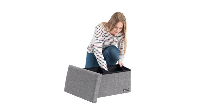 Storage box Outwell Cornillon L Seat & Storage 49 x 29.5 x 30 cm Colour grey melange