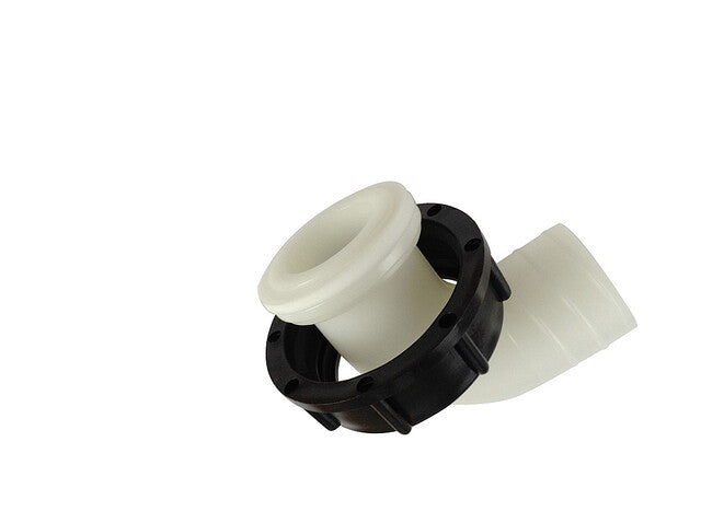 Aufschraubausgieáer Nr. 61 Winkel 90ø su Schlauchgewinde 40 mm fr Spiralschlauch