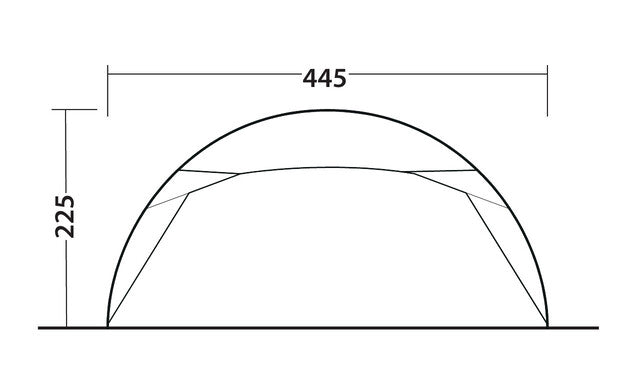 Sun canopy Outwell Forecast Canopy color green
