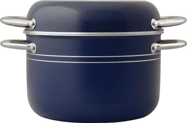Pan set BEAVER BRAND FLAMINIA 24 EVO, 10 pcs. col. flame blue matte
