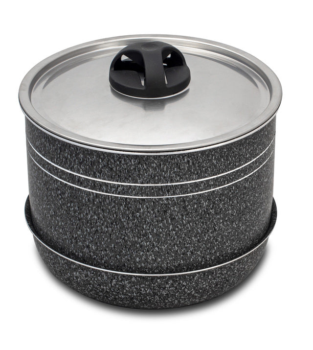 Pan set BEAVER BRAND ALMANA 20 11 pcs. col. stone grey