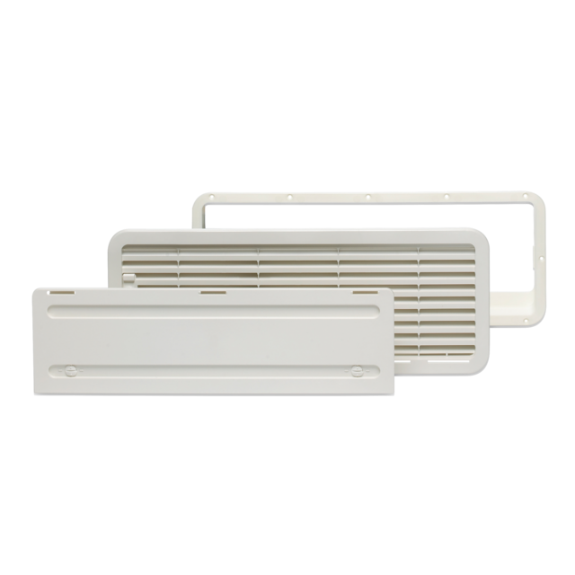 Vėdinimo grotelių komplektas DOMETIC LS 200 apatinis sp. baltas