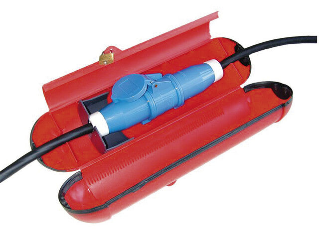 Kabelių dėžutė CEE jungtims Rakinama