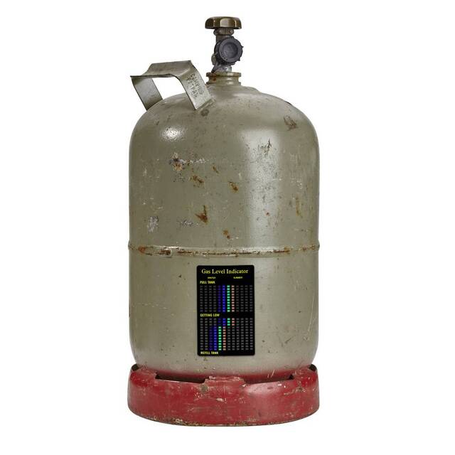 TFA gas level indicator