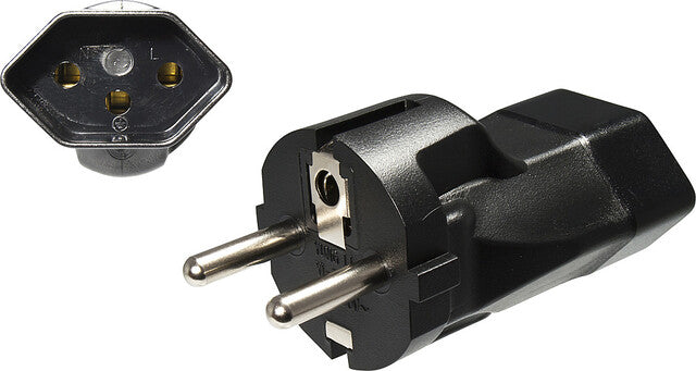 Schuko adapterio jungtys Šveicarijos lizdas