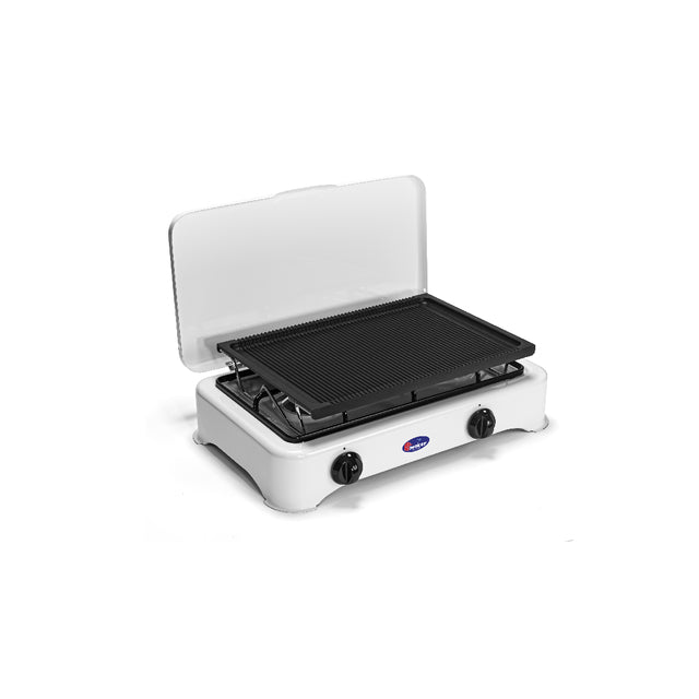 Gas cooker 5326 GPS, with two burners, for indoor use