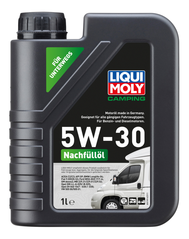 Užpildykite alyvą 5W-30 LIQUI MOLY