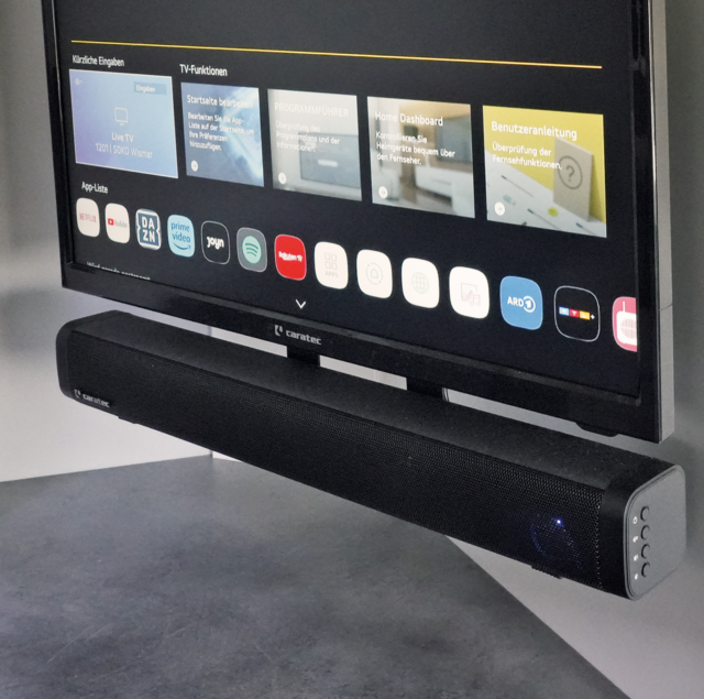 Soundbar Audio CAS104BT with ACR and BT black