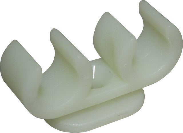 Plastikinis vamzdžio spaustukas UniQuick dvigubas 12 mm vamzdžiui