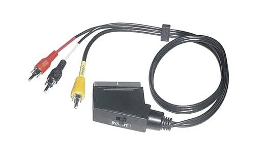 Scart / Cinch vaizdo kabelis 2 m
