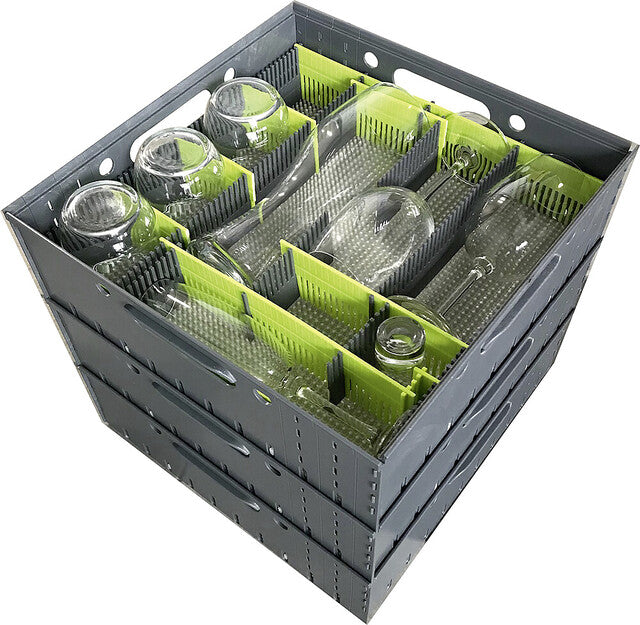 Stor. tower set of 3 purvario stack. boxes