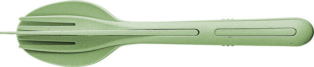 Cutlery set koziol KLIKK 3 pc, Colour nature leaf green