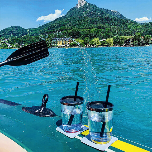 Drink. cup silwy 250 ml Magn. plastic set of 6 + lid Col. multicolour