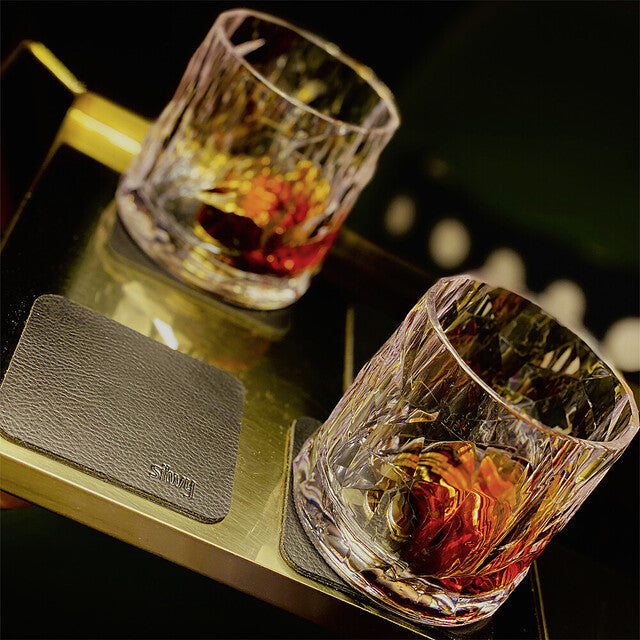 Magn. plastic glasses silwy TUMBLER x 2 h. tech 250 ml Col. transparent