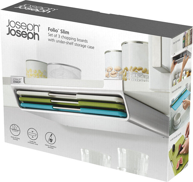 Shelf-hung chopping board Set Joseph Joseph Folio™ Slim 3-pcs, col. multicoloured
