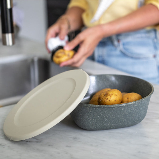 Box with lid koziol 2 l CONNECT BOX 2 Colour nature ash grey