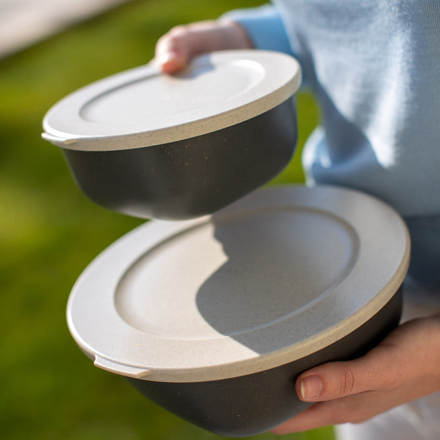 Box with lid koziol 2 l CONNECT BOX 2 Colour nature ash grey