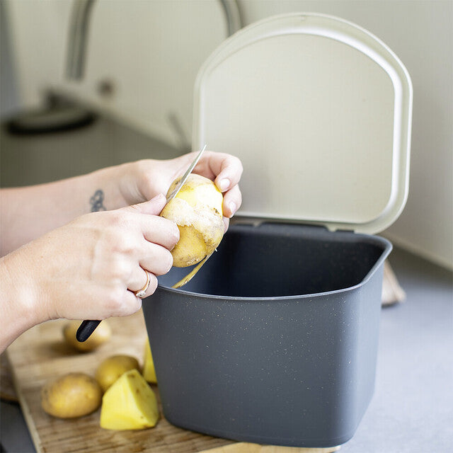 Organic waste bin koziol 3 l BIBO Colour nature ash grey