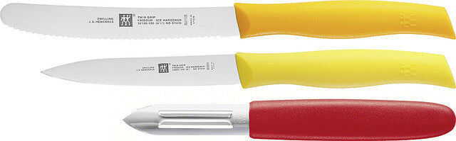 Peilių rinkinys ZWILLING Twin Grip 2 vnt, spalva juoda