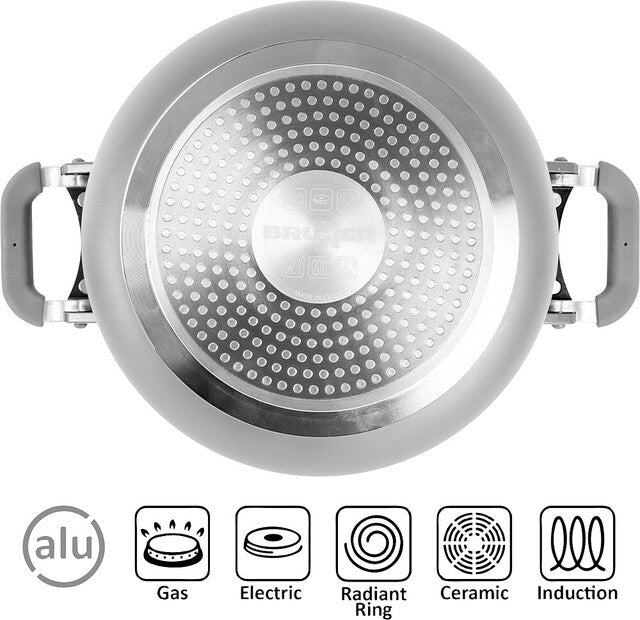 Pot set BRUNNER Fusion 7+1 Diam. 22 cm Colour grey