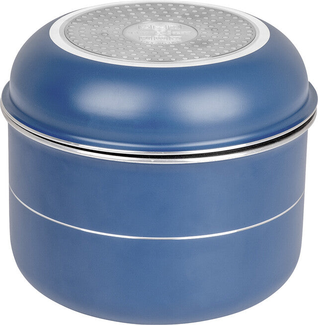 Pot set BRUNNER Carezza Spacemaster diam. 22 cm Vacublock, colour blue