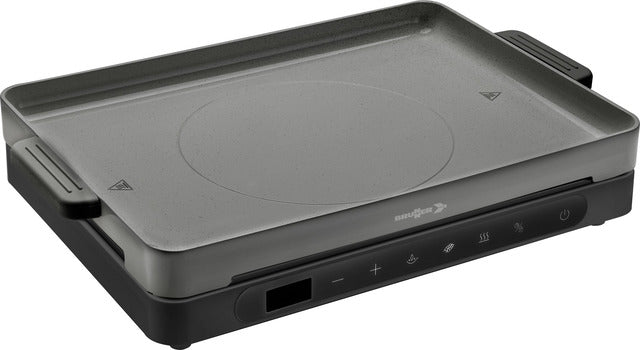 Indukcinės kepsninės BRUNNER Hot Point Induction Double Grill, juodos spalvos