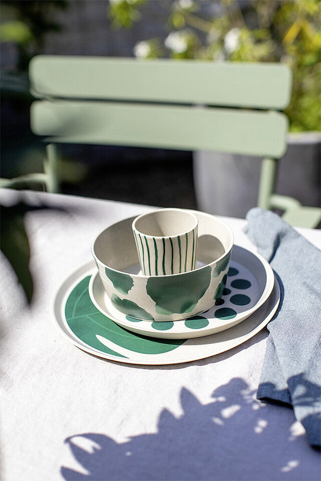 Tableware set CONNECT MONSTERA 16-tlg.