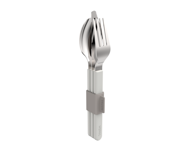 Cutlery set MEPAL Silueta 3 pcs., col. Nordic white