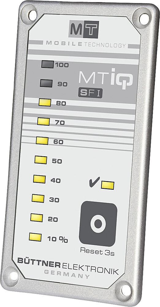 Solar remote display Büttner MT II for solar controller Colour silver
