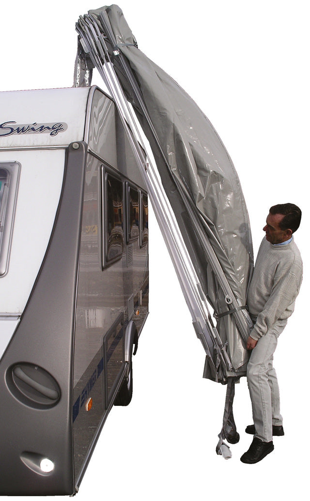 Caravan/mobile home canopy vanProtect size 3 561 - 605cm colour grey