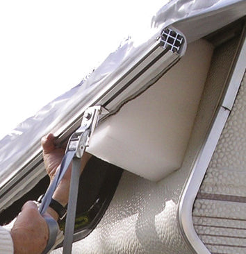 Caravan/mobile home canopy vanProtect size 3 561 - 605cm colour grey