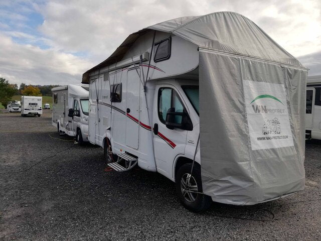 Caravan/mobile home canopy vanProtect size 3 561 - 605cm colour grey