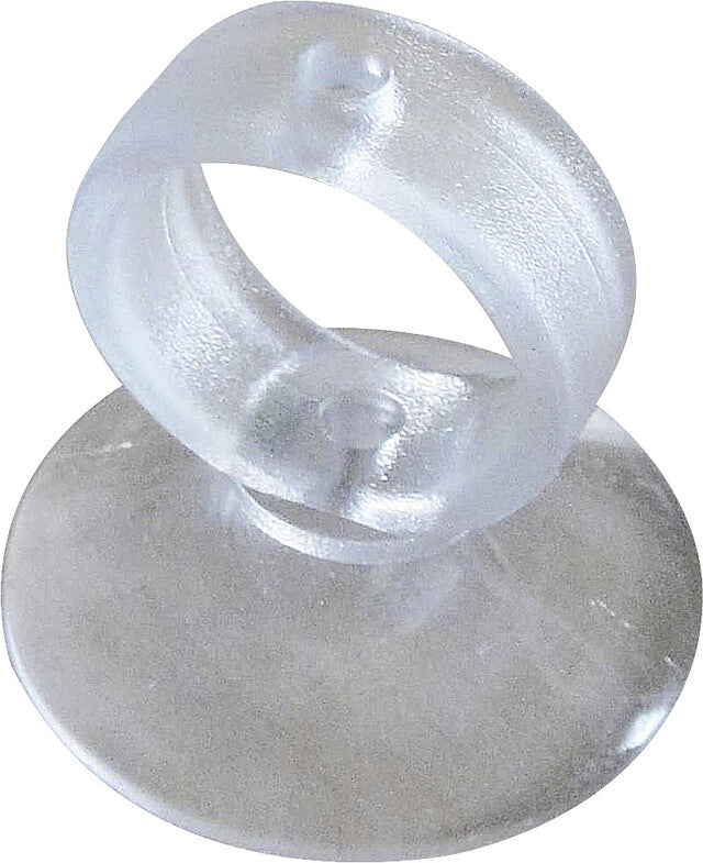 Permatomas Tecon siurbtukas 37mm su žiediniu traukimu, 10 komplektų