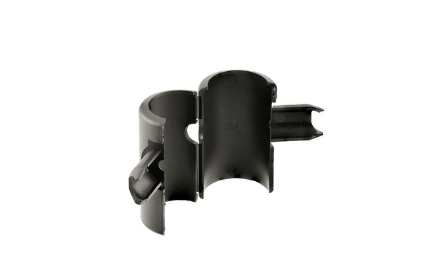 Vamzdžių jungtis cpl. juoda Atsarginė dalis. f. dviračių stovas Multi Talent Tele