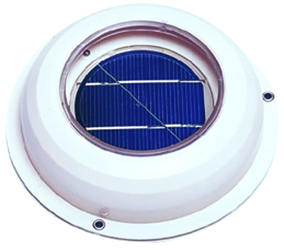 Saulės ventiliatorius, pagamintas iš plastiko