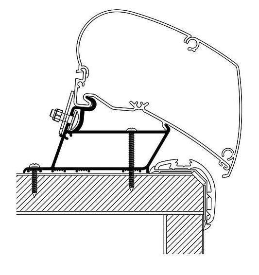 Adapteris Thule Malibu Roof 500 cm