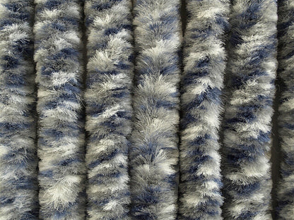 Durų uždanga Arisol 100 x 205 cm spalva balta /pilka / mėlyna dėmėta