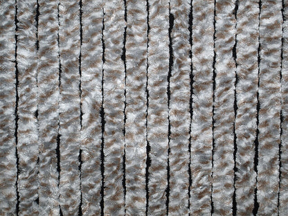 Durų uždanga Arisol 100 x 205 cm spalva balta / sidabrinė / ruda dėmėta