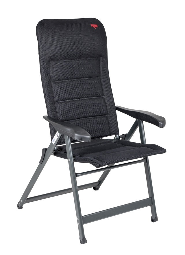 Atlošas CRESPO Air Deluxe Special be galvos atramos Spalva juoda