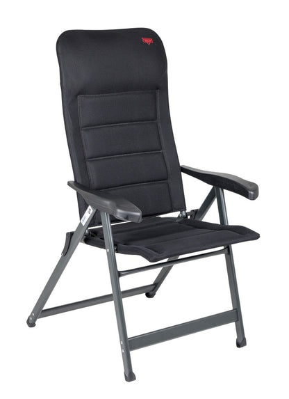 Atlošas CRESPO Air Deluxe Special be galvos atramos Spalva juoda